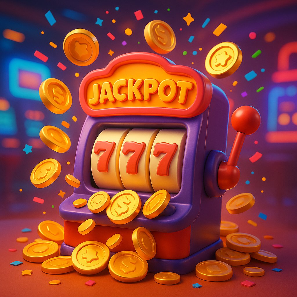Mesin slot online dengan tampilan grafis cerah dan fitur bonus